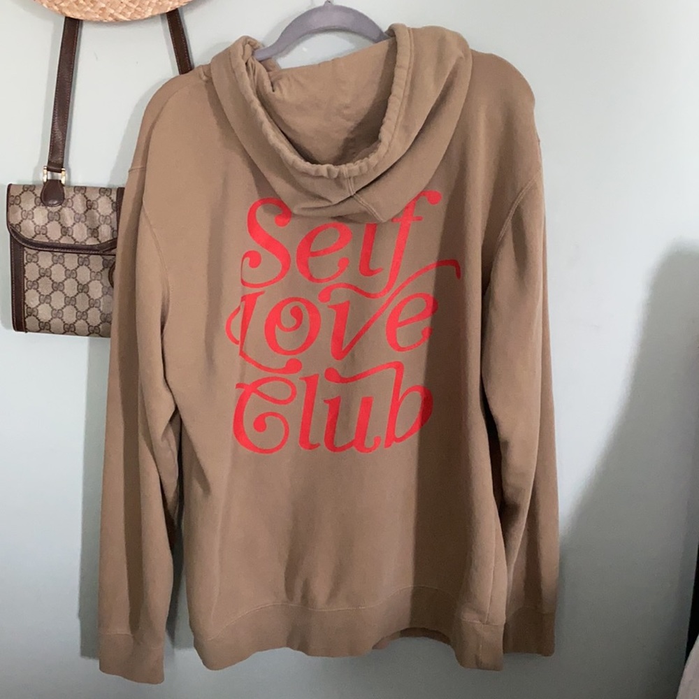 Brand new lonely ghost self love club hoodie